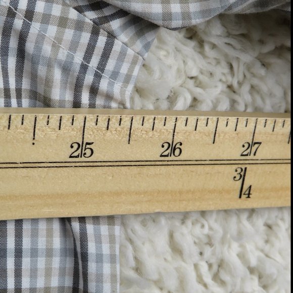 Van Heusen* Men's Short Sleeve Button Down Curved Hem Chest Pocket Shirt~Size XL - Picture 8 of 13